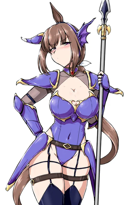 FF4の日にかこつけて竜騎士アヤベと聖騎士アルダン再掲