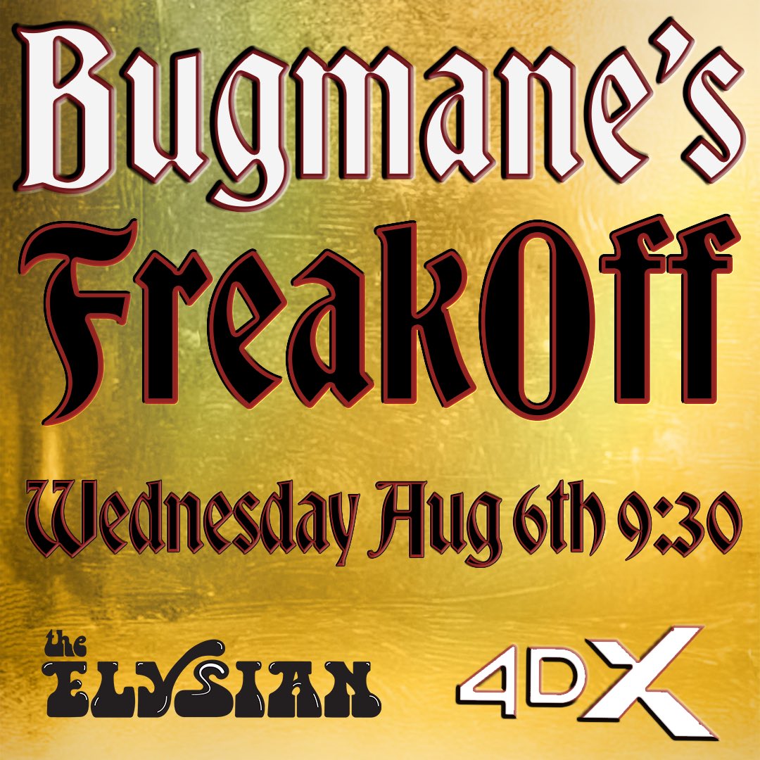 bugmanetv's tweet image. Bugmane Returns
August 6th @ElysianTheater