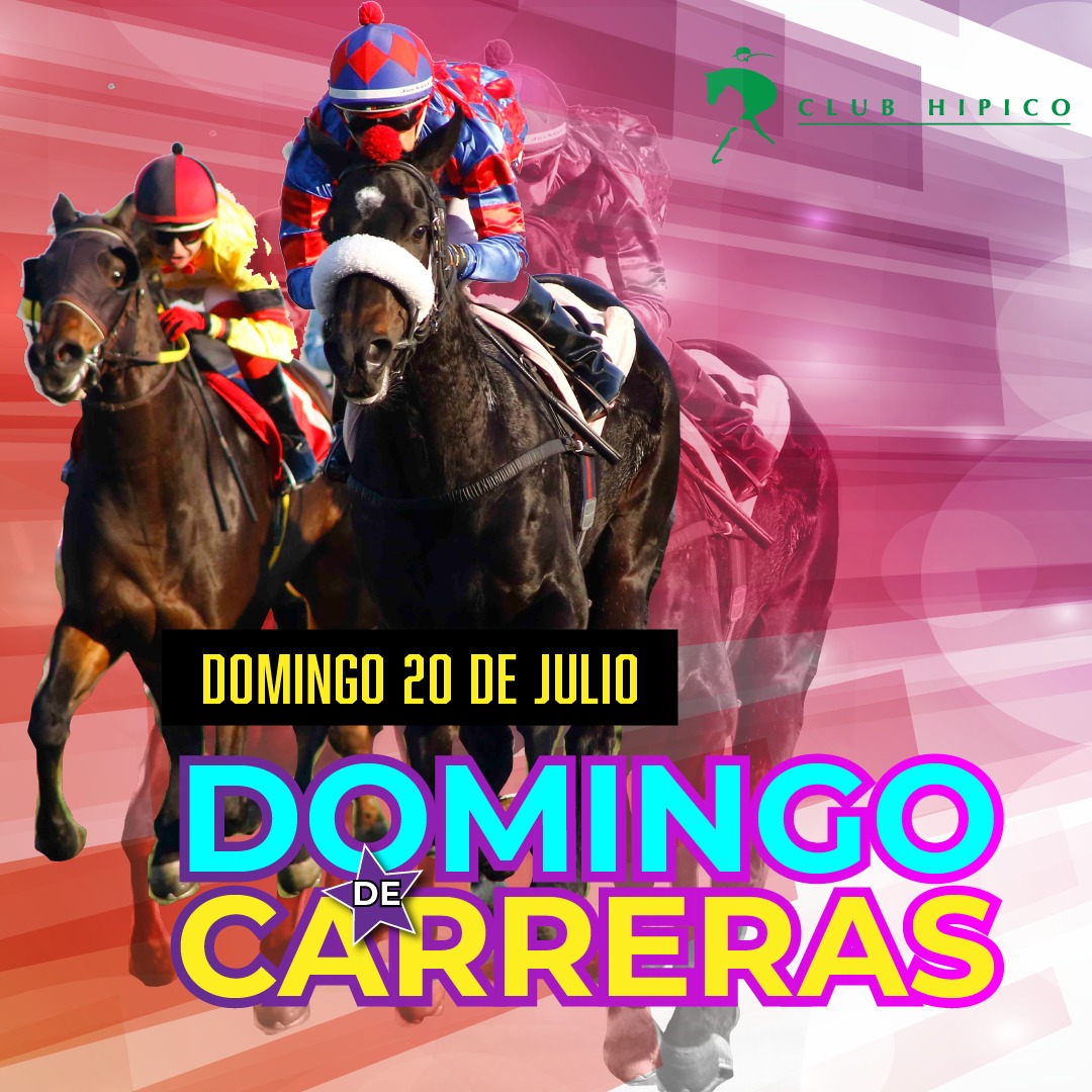😃 Los esperamos mañana desde las 12:15 horas para un nuevo domingo de carreras en el Club Hípico.

💪🏻 Ven con tu familia y amigos y disfruta de una gran tarde en un ambiente espectacular.