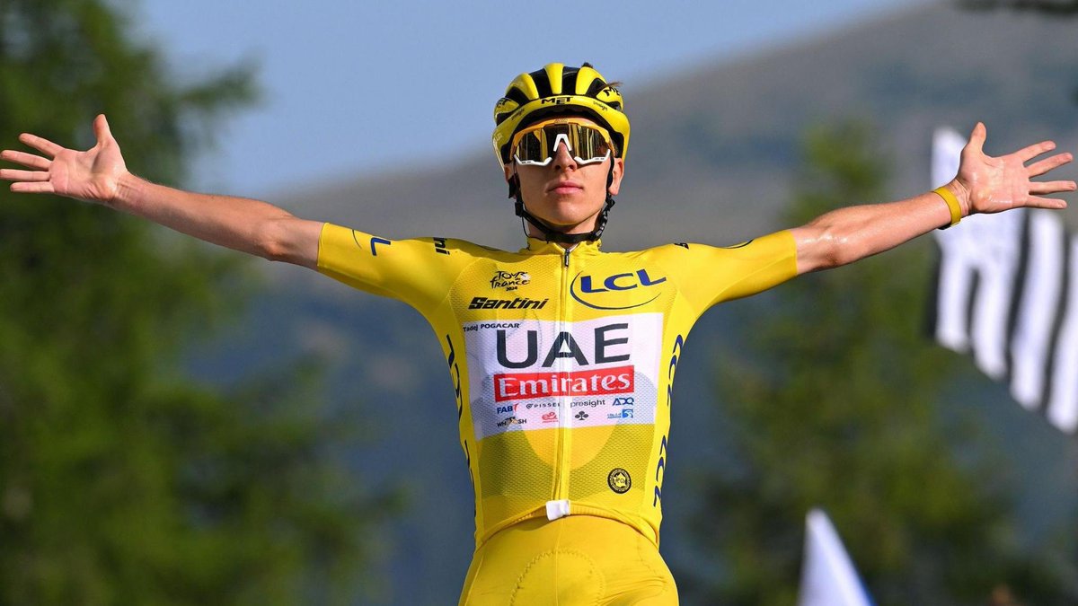 Tras casi 2 semanas de #LeTour2025 y 14 etapas disputadas, Tadej Pogačar ha ganado él solo el 28,5% de las etapas. Estratosférico.