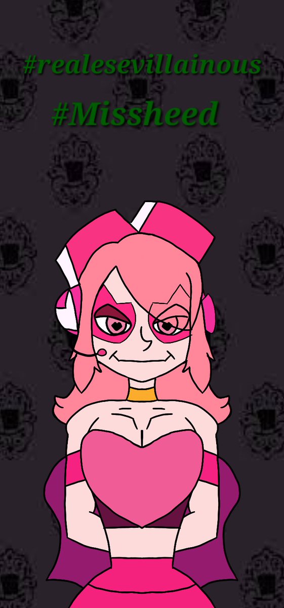 GutsOV18's tweet image. Although I don&apos;t know how to draw well, I made this drawing for you @MissHeedVT   

Good luck on the next stream. 
#villainous 
#missheed 
#realesevillainous