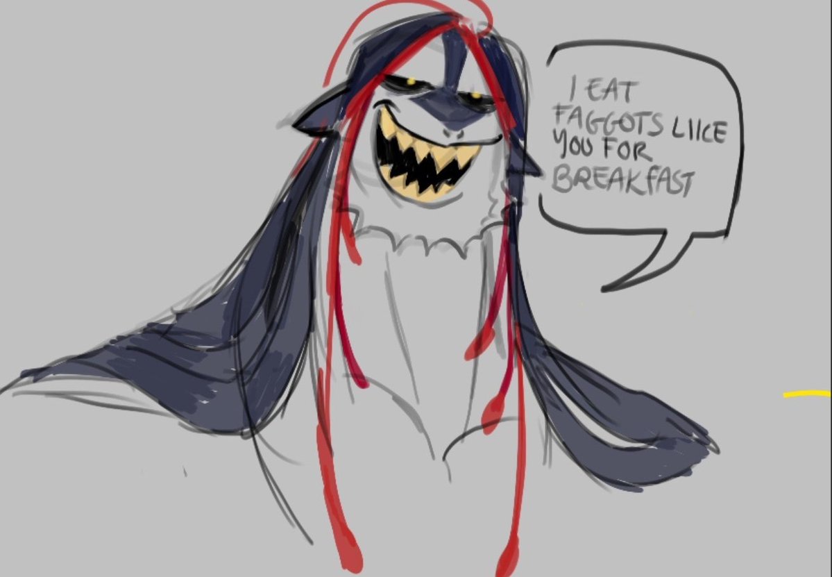 sweatyturnip's tweet image. he makes me see red