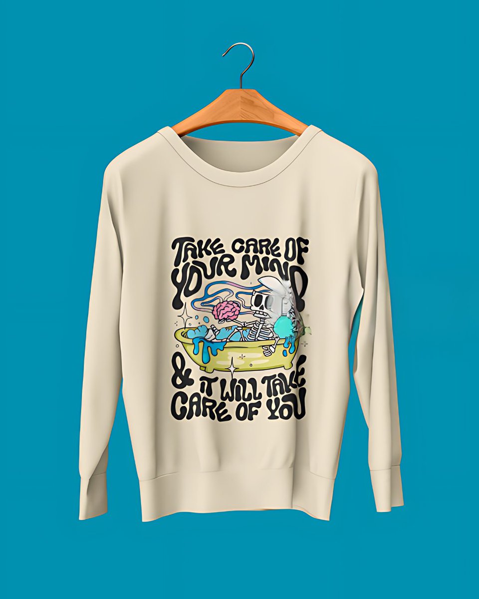 UltimateBanditC's tweet photo. 🧠💭 Cuida tu mente y ella cuidará de ti.
La sudadera “Take Care of Your Mind” no solo se ve bien, también dice lo que muchos necesitan leer.
#UltimateBanditClub #TakeCareOfYourMind #StreetwearConMensaje #MentalDrip #OutfitDelDía #SudaderaConActitud #SelfCareStyle #RopaQueHabla https://t.co/Ry9sfY1mXA