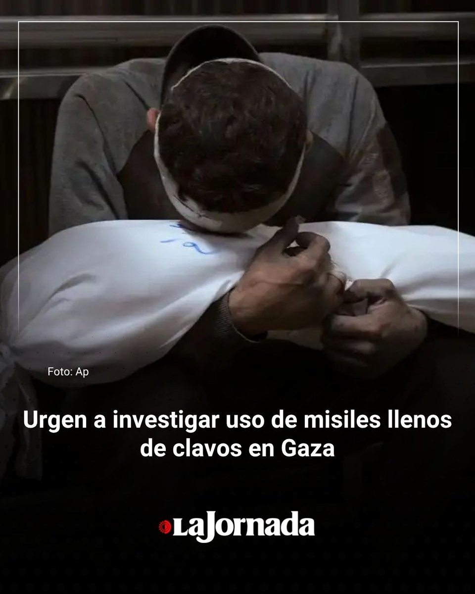 ⚠️ 🔴  Israelíes usan misiles llenos de clavos para atacar a gazatíes, afirma ONG

Dirigen balas a determinada parte del cuerpo según el día de la semana, revela médico británico.

"Maximizan muertes de civiles", señala el Consejo de Relaciones Estadunidenses-Islámicas (CAIR);