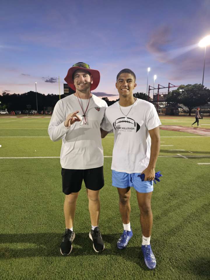 JaceMorales2007's tweet image. Had a great time at the UIW Football Camp yesterday! Grateful for the opportunity to compete, learn, and connect with the coaching staff. Thank you, @UIWFootball, for having me! #GrindSeason #CampRecap #C26
@Coach_Killough @braden_strauss @Conner_McQueen @CoachBennettUIW…