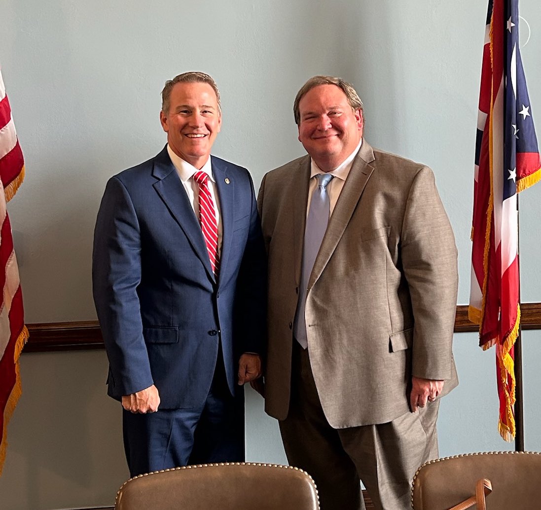 SenJonHusted's tweet image. Matt Damschroder, the director of @OhioJFS, spoke with me about ways we can work together to strengthen families, promote upward mobility, and improve the quality of life in Ohio.