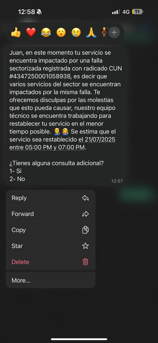 JachoJuan's tweet photo. @ETBsoluciones 4 días sin servicio en 20 días del mes? Necesito cancelar esto!! https://t.co/9mu1Gsgohd