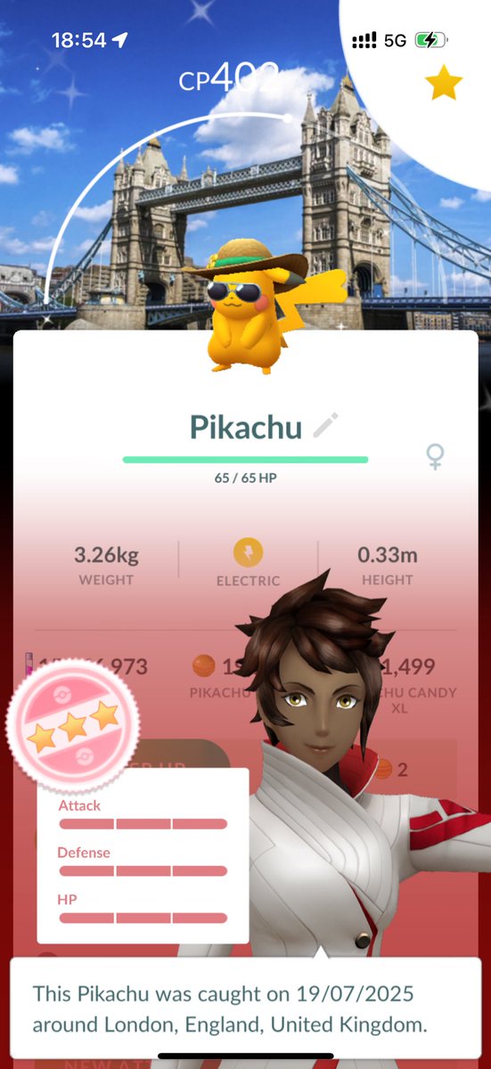 I won the #PokemonGO Road trip!