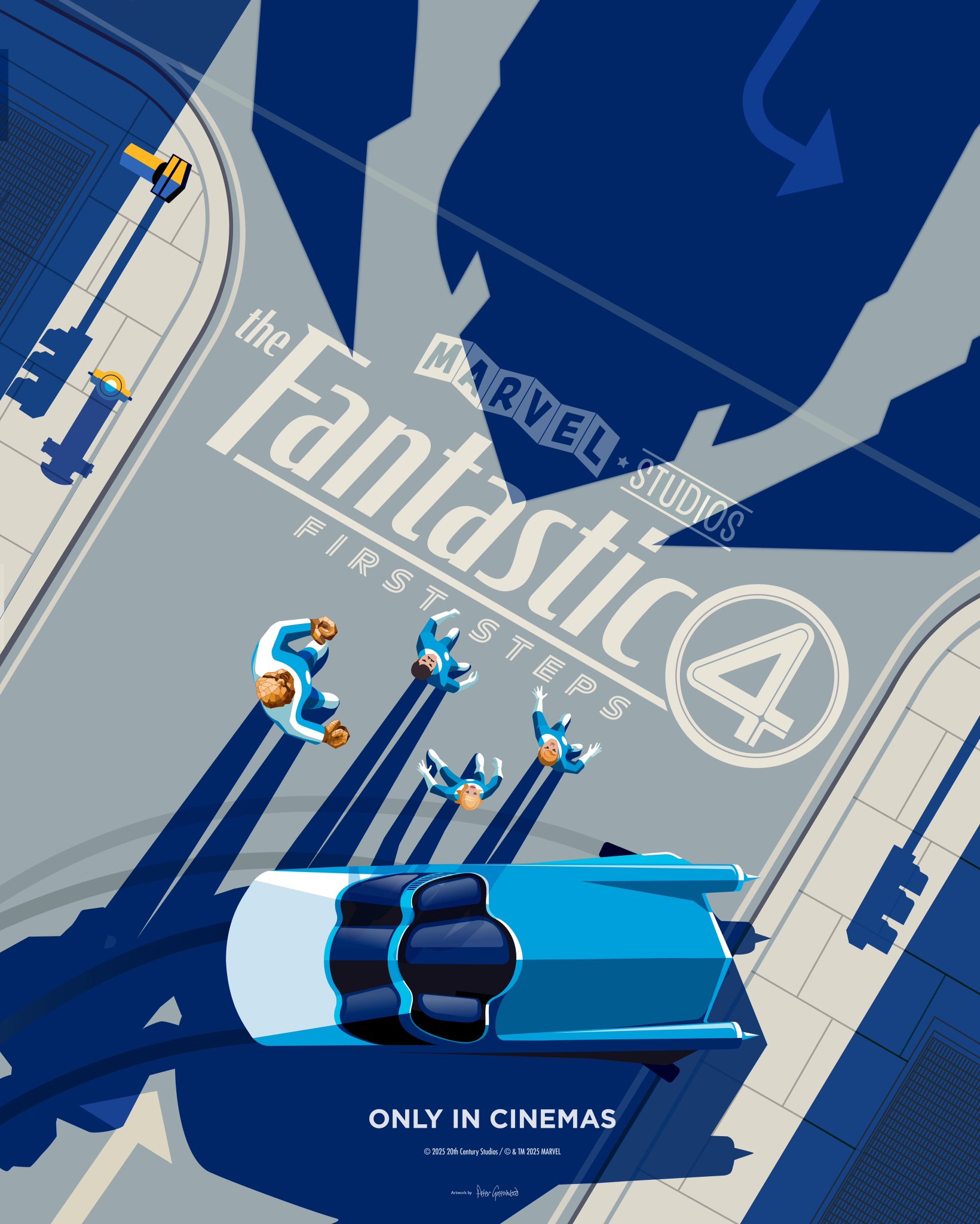 Creatieve posters van Fantastic Four First Steps 