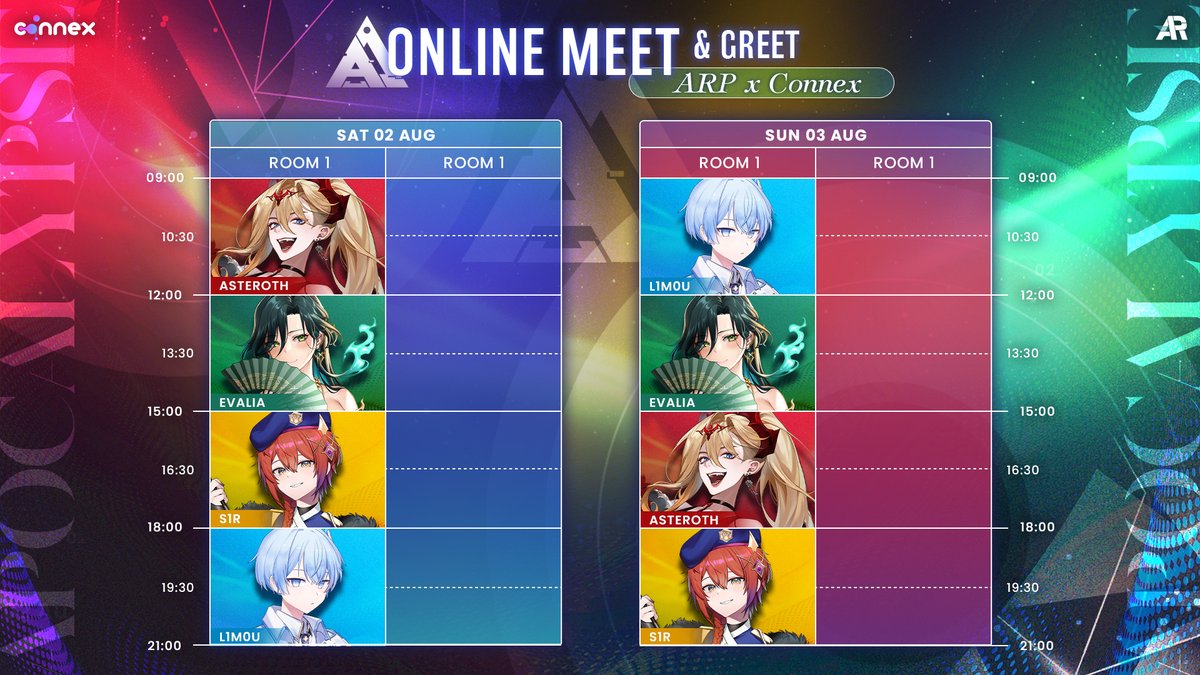ARP_Vtuber's tweet image. Algorhythm Project และ Connex มาพบคุณอีกครั้งในหน้าฝน☔️
Online Meet & Greet : ARP x Connex
ในฤดูที่ฝนพรำมาเยือน คงจะดีไม่น้อยถ้ามีใครสักคนมานั่งคุยกับคุณ
ให้ Apocalypse เป็นคน ๆ นั้นได้มั้ยคะ ?
เปิดขายบัตรวันที่ 27 กรกฎาคม 2568 เวลา 13:00 น. ทาง Connex Tickets
ราคาบัตร 500 บาท…