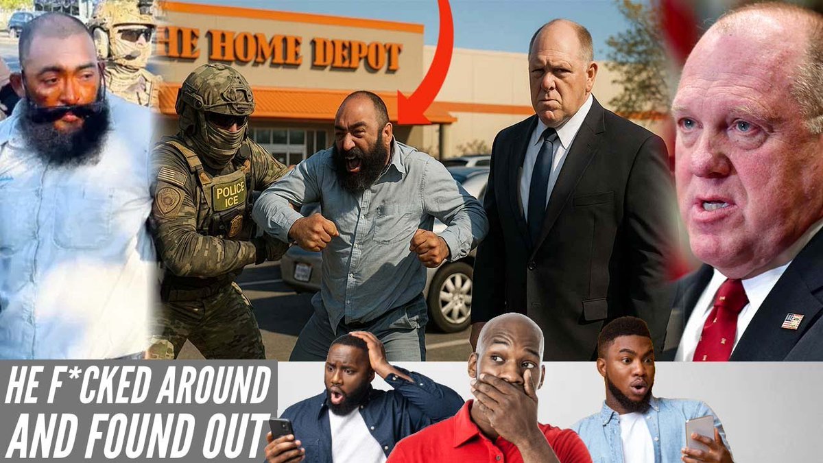 TDMediaGroup's tweet image. HOME DEPOT ICE RAID CHAOS! Man Slashes Vehicle Tires, Gets Taken Down FAST
youtu.be/HJexhFbQJKU