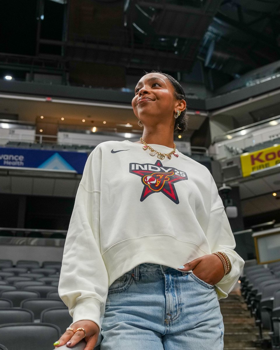 FeverTeamStore's tweet image. Counting down the hours until game time!
Need a last minute fit? Snag our Women's WNBA All-Star 2025 Indy Cropped Crewneck by Nike now so you're ready 🔥 buff.ly/mabwCuD