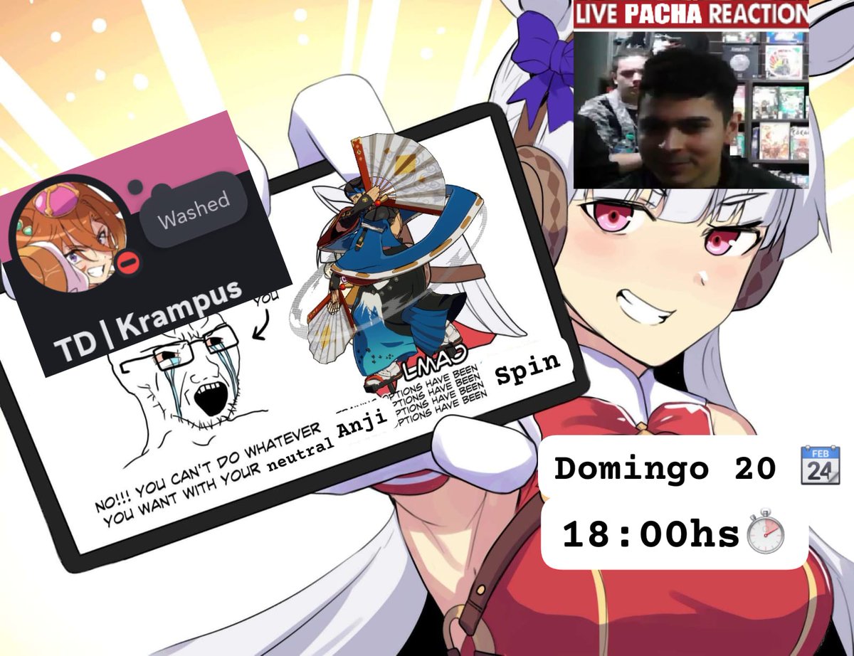 Guilty Gear Argentina 🇦🇷 (@gearargentina) on Twitter photo ¡Lobby abierto de Strive!
Domingo 20📆
18:00hs ⏱️
Pasate por nuestro canal de stream para jugar unas partiditas que los profes <a href="/PACHA_47/">GGA | Pacha</a> y TD|krampus analizan tus partidas y te dan feedback y tareas para mejorar.
Evento orientado para principiantes a intermedio. ¡Te esperamos ! ¡Lobby abierto de Strive!
Domingo 20📆
18:00hs ⏱️
Pasate por nuestro canal de stream para jugar unas partiditas que los profes <a href="/PACHA_47/">GGA | Pacha</a> y TD|krampus analizan tus partidas y te dan feedback y tareas para mejorar.
Evento orientado para principiantes a intermedio. ¡Te esperamos !