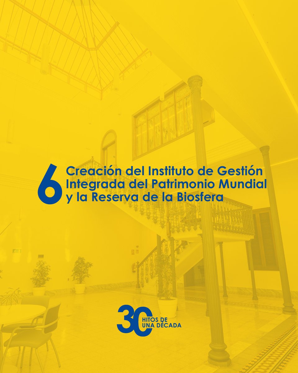GranCanariaCab's tweet image. 🌿 Creamos el Instituto de Gestión del Patrimonio Mundial y la Reserva de la Biosfera. Más protección, financiación y desarrollo rural.
#CabildoGC #30HitosEnUnaDécada #UnaDécadaDeTransformación #InstitutoDeGestiónDelPatrimonioMundial #ReservaDeLaBiosfera