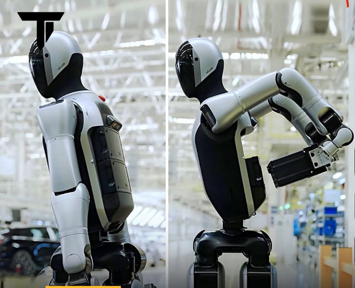 SantanuB01's tweet image. #BREAKING
Shenzhen-based #UBTech Robotics has introduced Walker S2 — first humanoid robot that can changes its own batteries under three minutes to get back to work. With dual-battery system &amp;amp; real-time power management, S2 can work non-stop in factories, shops etc.
#China #Robot