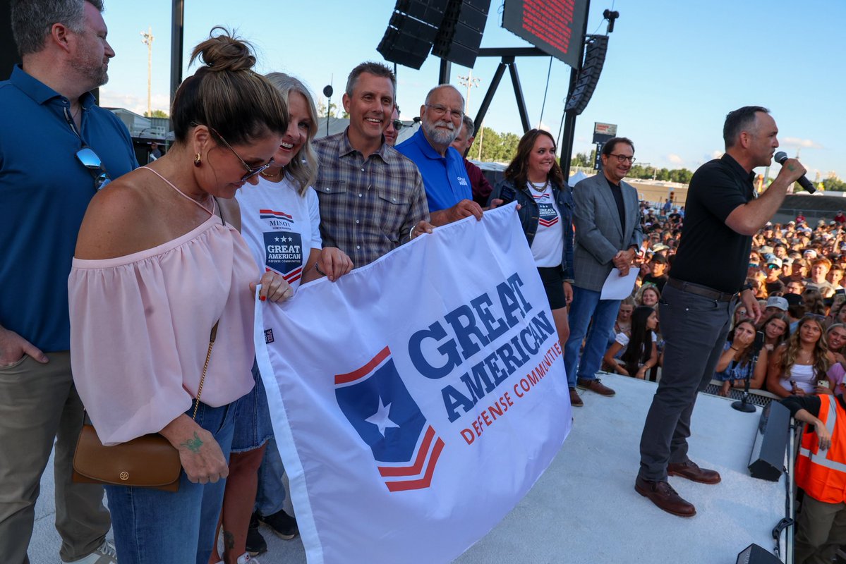 GovArmstrong's tweet image. The 60th @NDStateFair is officially open. As we mark this milestone, we also take a moment to highlight our host city, Minot, as they were recently named one of three 2025 Great American Defense Communities.
In North Dakota, we work hard to be the most military-friendly state…