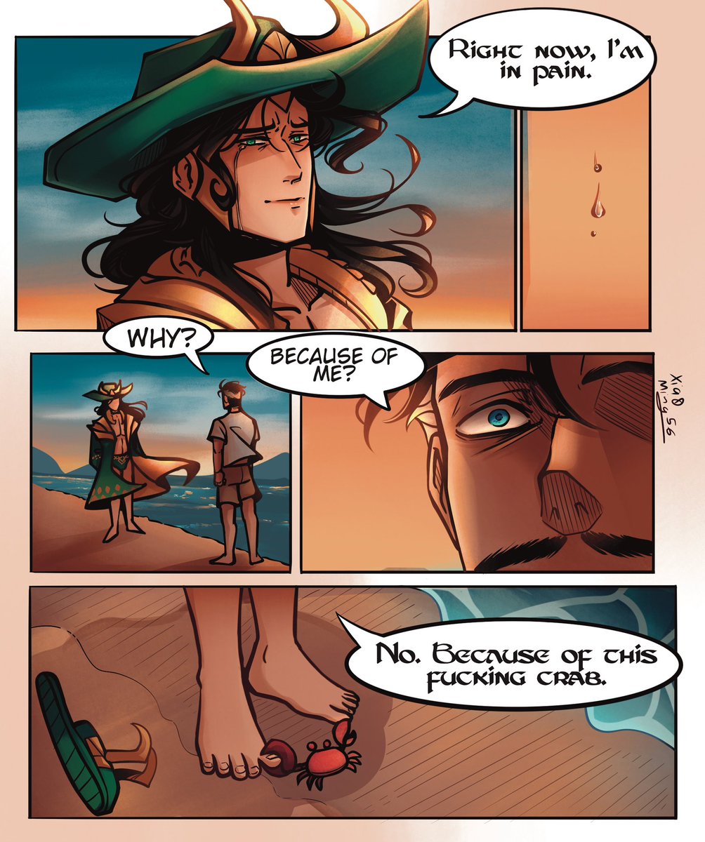 xia0ming56's tweet image. Meme redraw featuring #StrangeFrost :))
#MarvelRivals #Loki #DoctorStrange