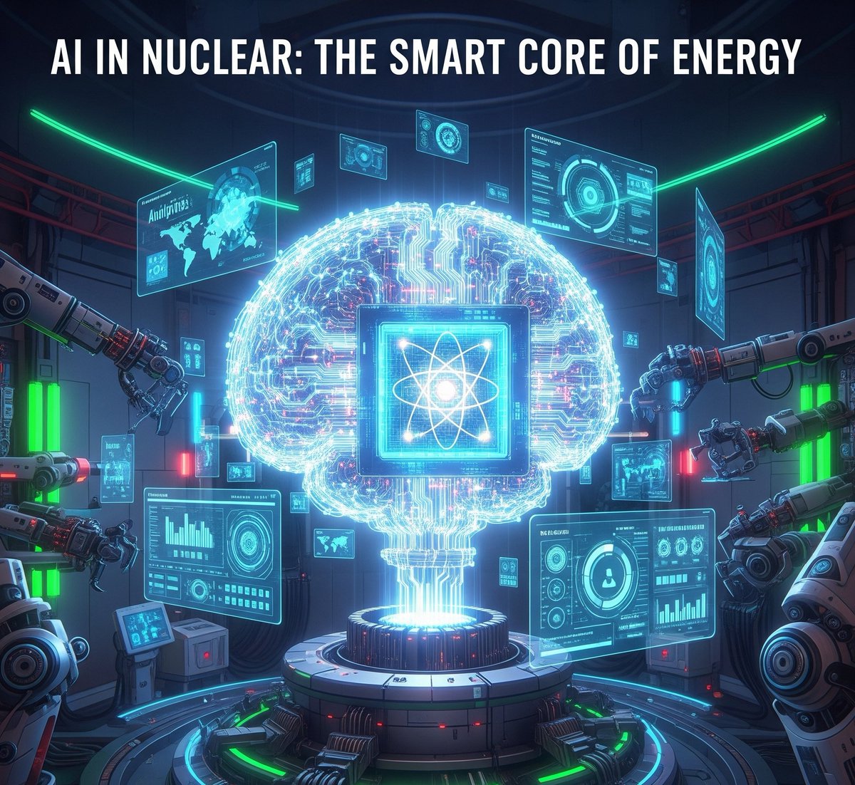 Nuclear_BP's tweet image. 🤖⚛ Nuclear energy is evolving—and artificial intelligence could be the catalyst.
In a world racing toward decarbonization, nuclear power is often seen as stable—but slow to change. Now, that perception is shifting.
With the rise of AI and data centers, electricity demand is…