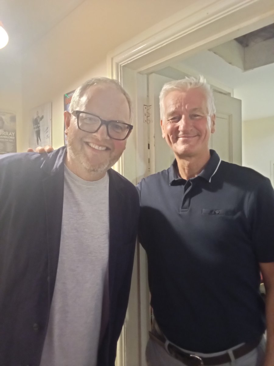 JulianDutton1's tweet image. Joyous day performing at the @TalkingPicsTV-fest today at the Savoy Monmouth. @MikeReadUK compering with his customary aplomb, Miles Jupp on David Tomlinson with son James, and the peerless @NeilBrandLive. A heady cocktail of a day - and all repeated tomorrow.
