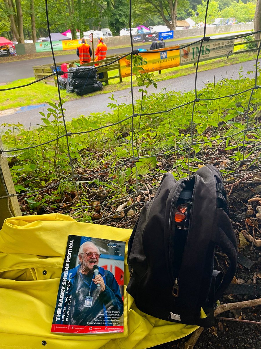 valmilam's tweet image. Standing at Mere Hairpin this morning. Barry Sheene Festival, Oliver’s Mount, Scarborough.