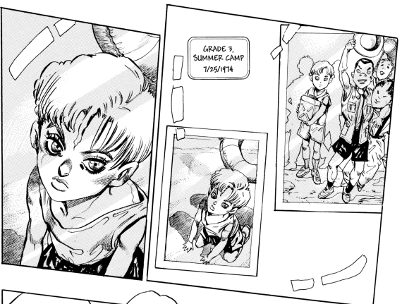 jjbatl's tweet image. July 25, 1974

Yoshikage Kira, age 8, attends summer camp.