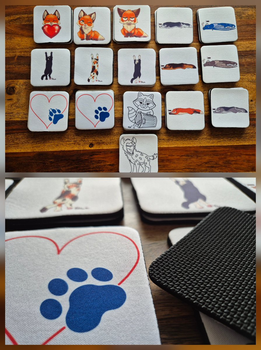 Sasa_Creations's tweet image. Sorry that I'm quiet the last days. Its very stressfull bc EF prep.
Now all sublimated stuff is finished (coasters, keychains, magnets, mugs).
Embroidered towels are in the making, but unfort. my Sticki is broken😑. So the towels need more time.
Aaand I'm work on 4 premades.