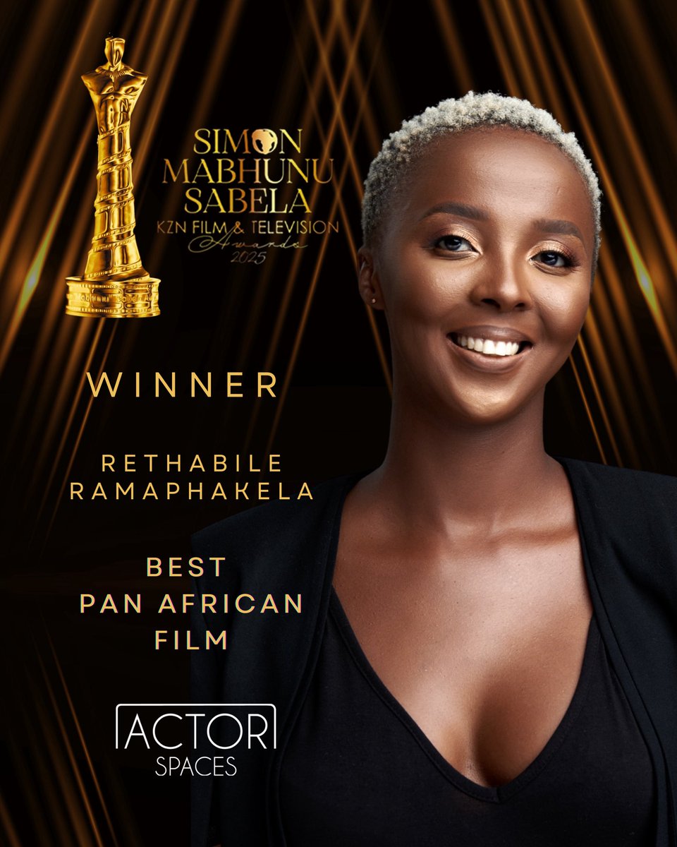 actorspaces's tweet image. BEST PAN AFRICAN FILM🏆 | Rethabile Ramaphakela 

🎞️Disaster Holiday 

#SSA25
#ChampionsOfStorytelling