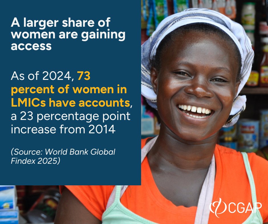 CGAP’s <a href="/SophieSirtaine/">Sophie Sirtaine</a> and <a href="/Accion/">Accion</a>'s  <a href="/MichaelSchlein/">Michael Schlein</a> reflect on the new #GlobalFindex 2025 findings—and why the next chapter of #FinancialInclusion matters more than ever.

Read more: cgap.pub/4nR989f