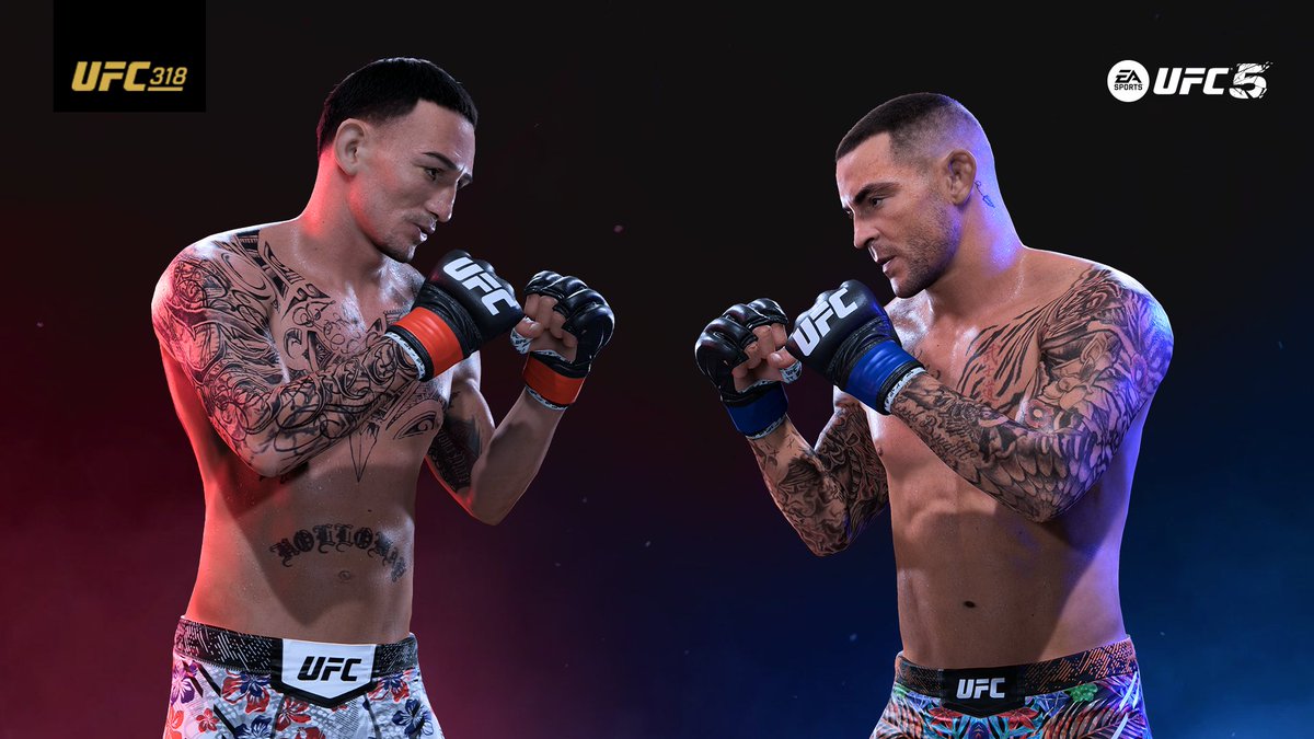EASPORTSUFC's tweet image. TONIGHT 🗣️
Will @DustinPoirier's last dance earn him the BMF title or will @BlessedMMA stay blessed and reign on?
Who's YOUR pick for BMF title winner? 🤔⬇️