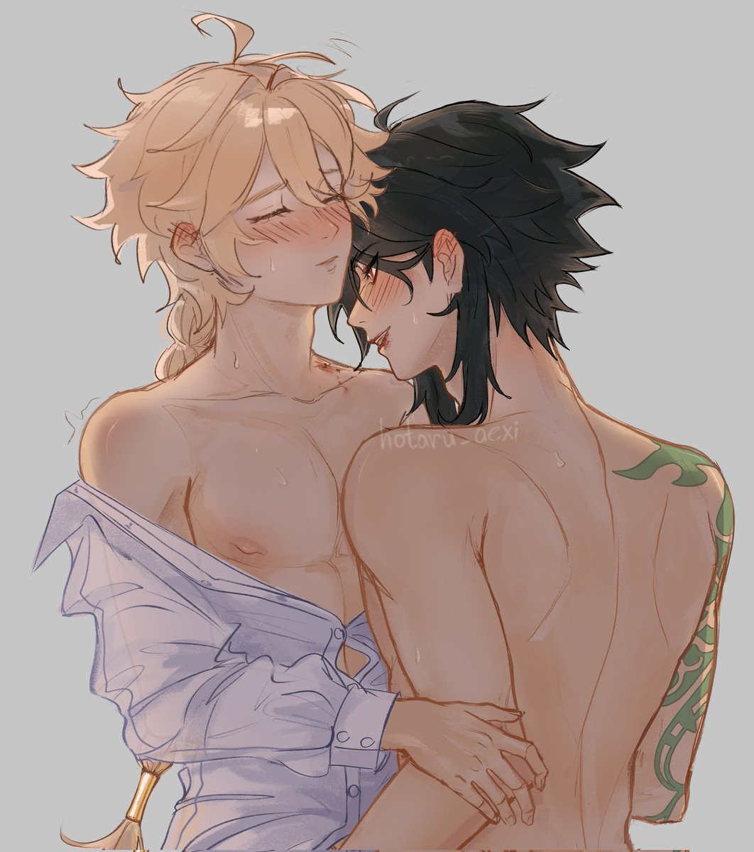 hotaru_aexi's tweet photo. Vampire AU, Xiao eats a delicious dessert🤭

#XiaoAether #Xiaother #魈空 #Xiao #Aether #GenshinImpact https://t.co/yEo7H7srMK