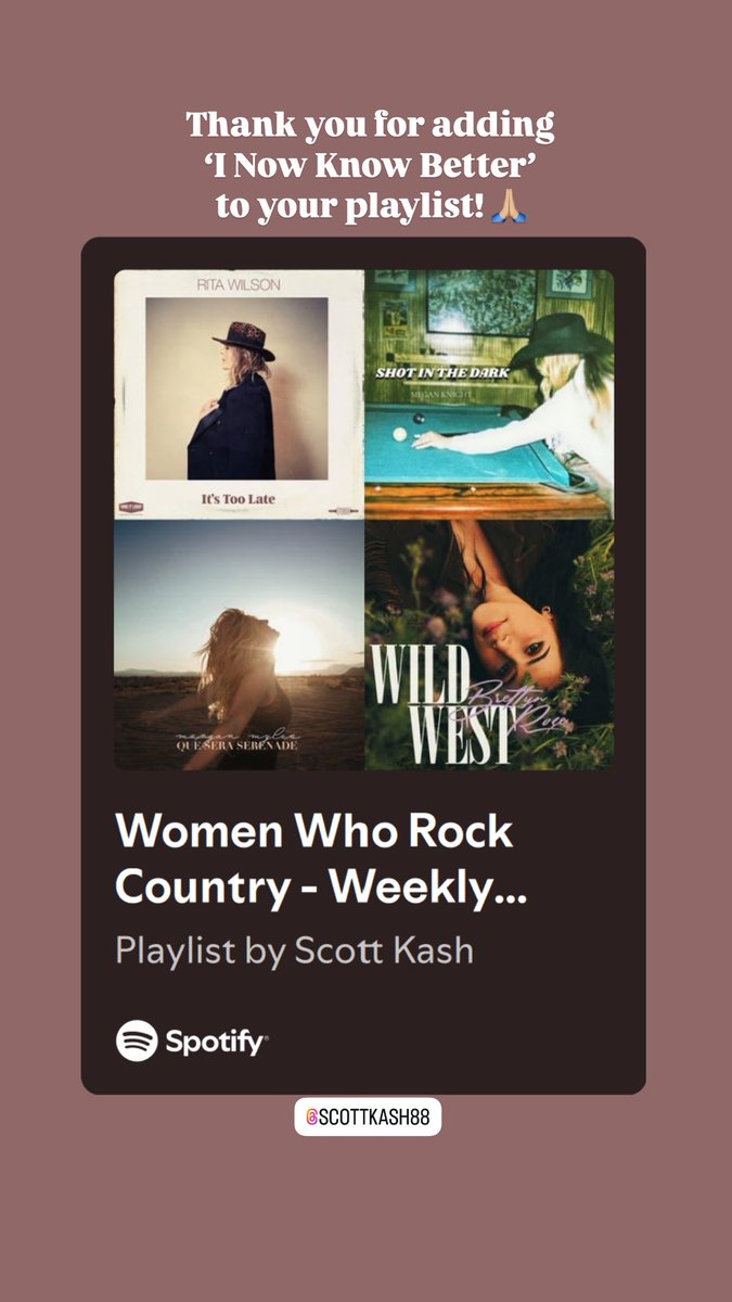 KirstieKraus's tweet image. Thank you for all the playlist adds for ‘I Now Know Better’! 🙏🏼🎉🤠
Listen on your favorite platform 😌
tunelink.to/inowknowbetter
@ScottKash88 @lilismusic @Kevrowemusic