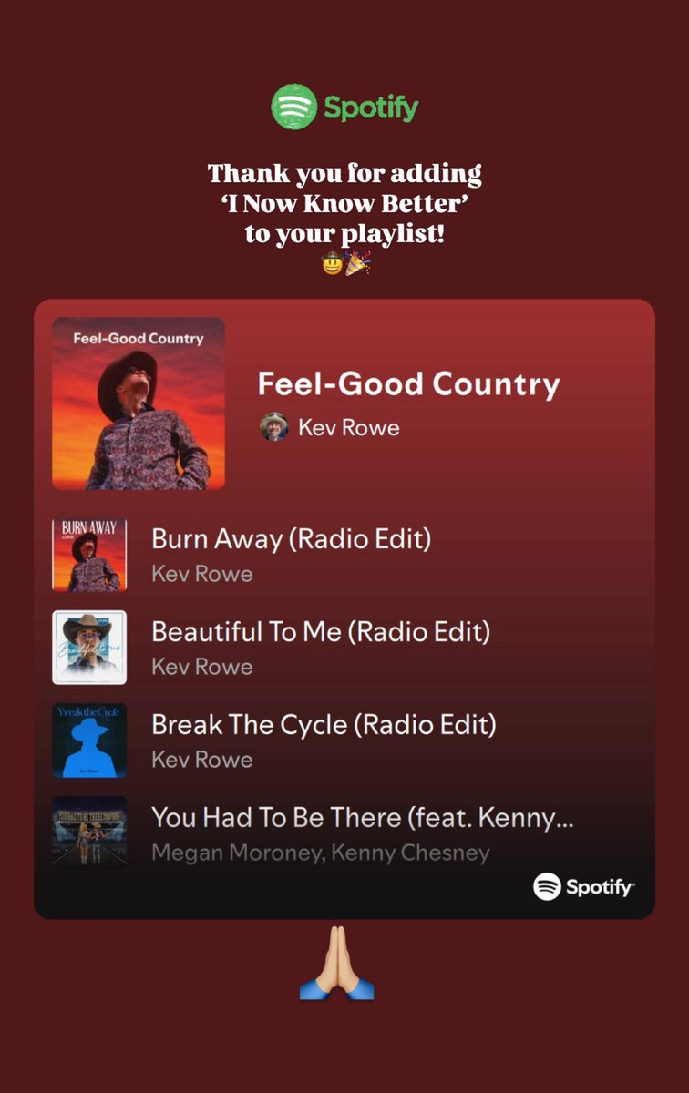 KirstieKraus's tweet image. Thank you for all the playlist adds for ‘I Now Know Better’! 🙏🏼🎉🤠
Listen on your favorite platform 😌
tunelink.to/inowknowbetter
@ScottKash88 @lilismusic @Kevrowemusic