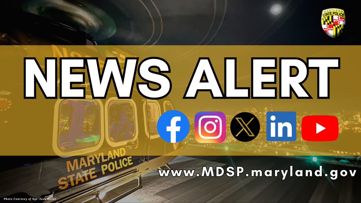 MDSP's tweet image. #NewsAlert .@MDSP Investigating Death at State Prison. MORE: news.maryland.gov/msp/2025/07/19…