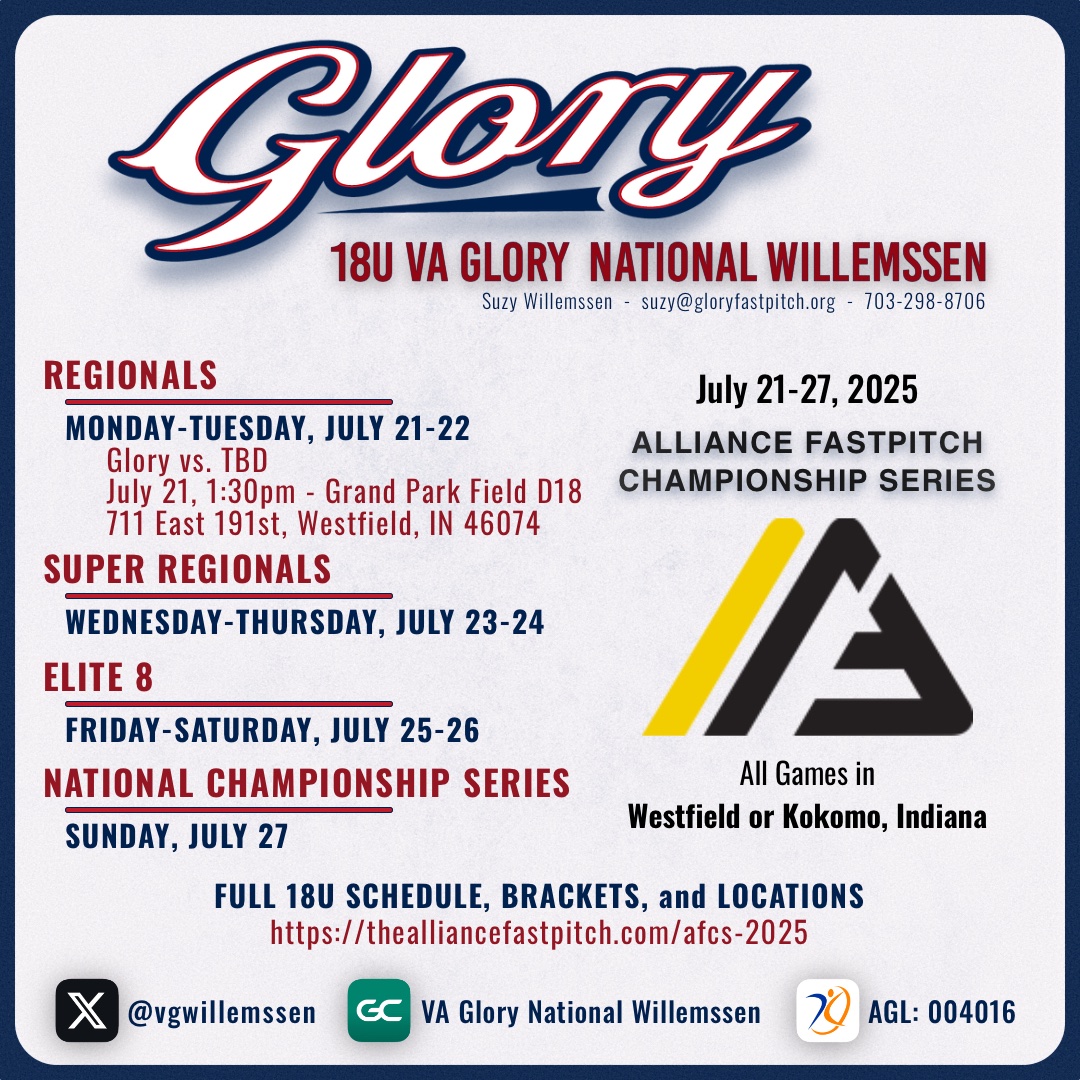 NorahJacques12's tweet image. Finishing off the summer season at Alliance Nationals in Indianapolis!! Can’t WAIT to show up and bring the energy one last time this summer!! Let’s goooo!!!

@thealliancefp @VGWillemssen @SuzyWillemssen @kevinbednoski @VAGloryFP @SoftbalAmerica @BradyVernon @linedsoftball…