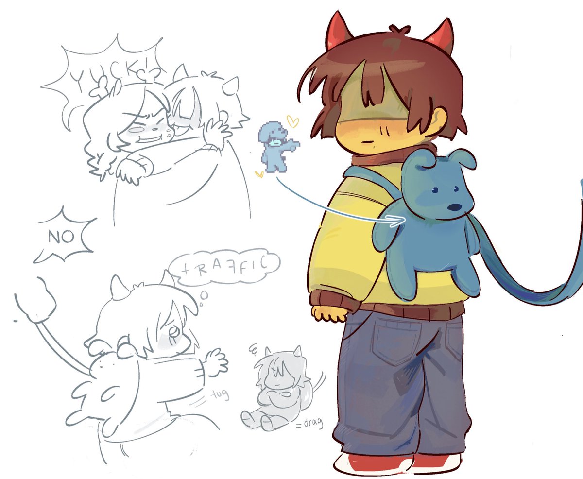 curryroux08's tweet image. yeah…. i recognise a leash kid when i see one
#DELTARUNE
