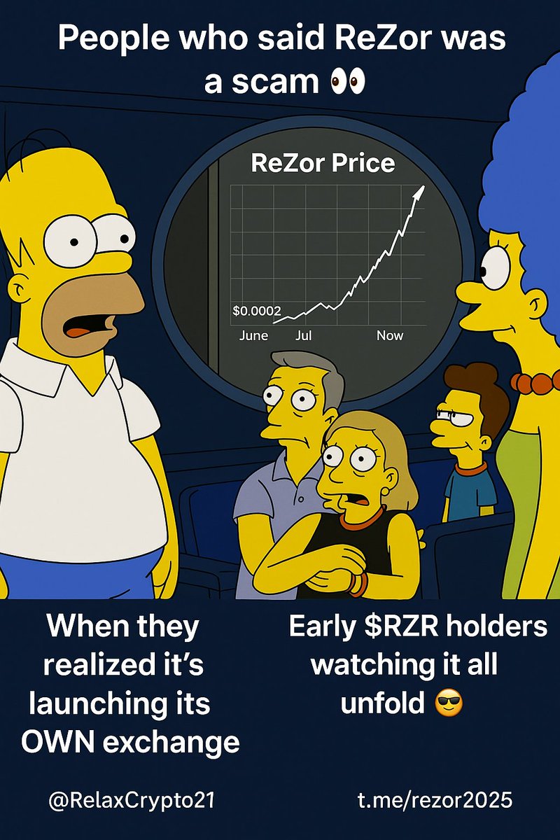 RelaxCrypto21's tweet photo. ๐คซ They laughed when we believedโฆ
๐ Now theyโre watching ReZor go vertical.
๐ This ainโt just hype โ itโs an ecosystem built from scratch.
โ๏ธ Chain.
๐ Wallet.
๐งฉ DEX.
๐๏ธ CEX is next.
Get in, or get left behind.
#RZR #RezorExchange #Web3 #Crypto #MemeSeason #ItsBuilding #Rezor #BuildWithRezor #KissCam #CaughtIn4K #CoupleCaught #KissCamMeme #CaughtLive #CryptoCam #MemeOfTheDay #ThatLookTho #AwkwardCam #ViralMoment #RZRwatching #CryptoFOMO #ShouldHaveBought #TheySaidItWasAScam #ItsBuilding