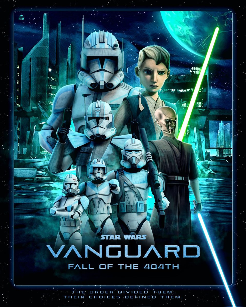 jbdesign512's tweet image. STAR WARS: VANGUARD - FALL OF THE 404TH
The untold tragedy of the 404th Legion. They were brothers on every battlefield, but when Order 66 was issued, half followed orders, and half saved a Jedi. Now they’re a family divided forever.
Would you watch this series if it were real?