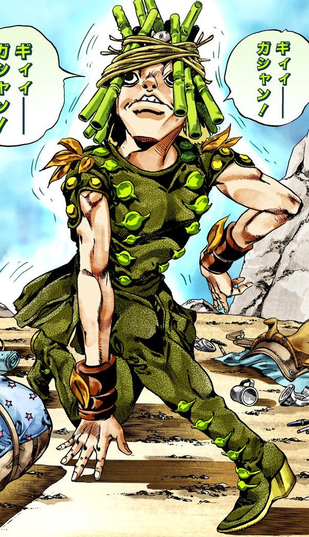 Onejojoaday's tweet image. July 19, 2025
JoJo Character of the Day:
Pork Pie Hat Kid