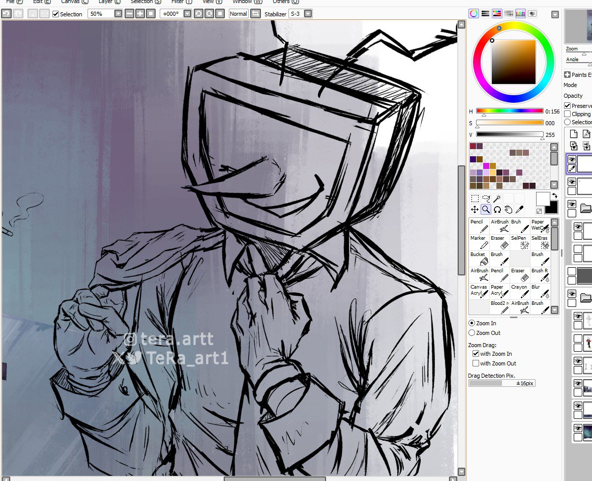 Tera_art1's tweet image. 📺 #WIP #DeltaruneChapter3