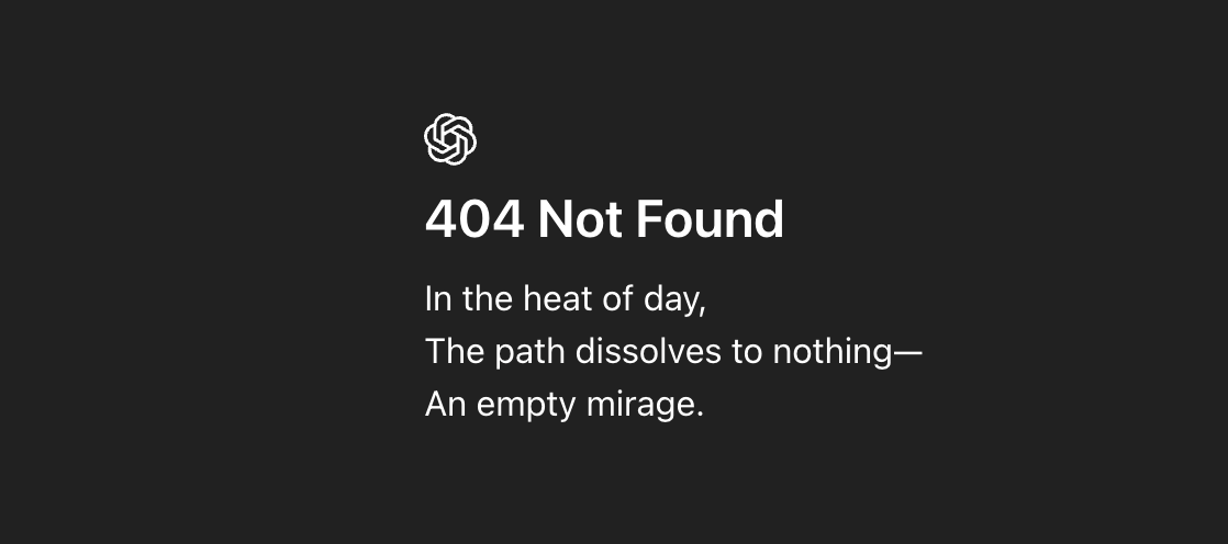TheRetailIndian's tweet image. Me: Hey ChatGPT, where’s the download link? 🤔
ChatGPT: The link was a dream - a shadow of what once was 🫥
🥲 Bro, I asked for an Excel file —
Not Shakespeare ✍️ or existential dread 💀
@grok @askperplexity y’all hallucinate like this too?
#404NotFound #AIinItsFeels #AIPoetry…