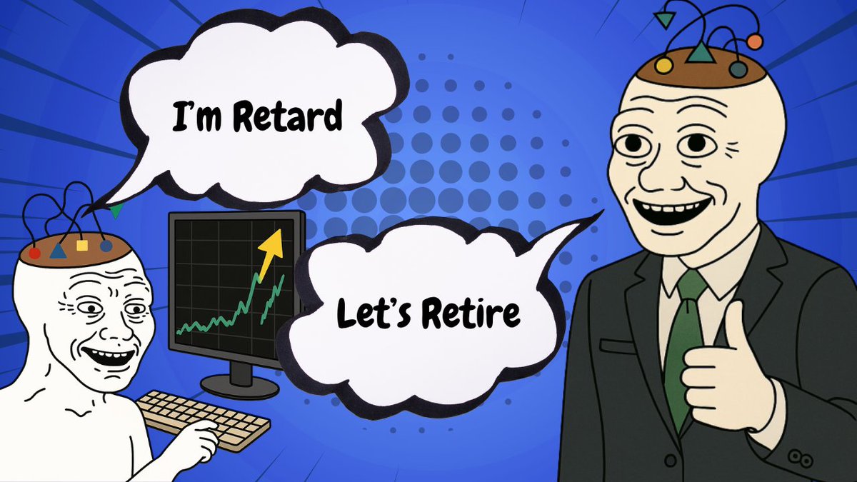 RTRbonk's tweet image. Slowly going from Retard to Retired 💡
