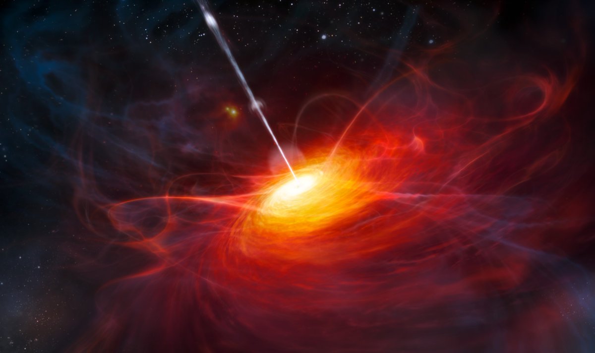 TaylorRGrayAuth's tweet image. Strange Objects In Space - Quasars.
What is a quasar? According to NASA at science.nasa.gov/mission/hubble… quasars are regions in space about the size of our solar system that sine brighter than any star or even galaxy. We're talking anywhere between 10 to 100,000 times more light…