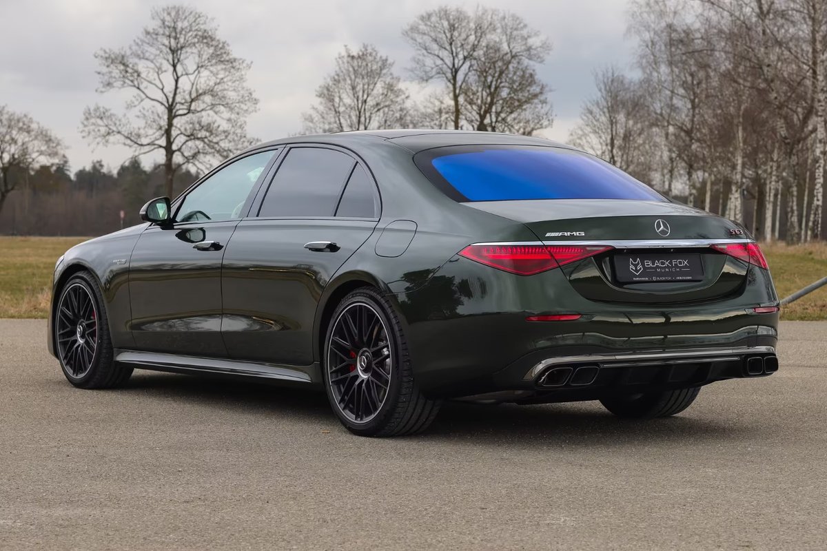 Earlsimxx's tweet image. Olive Green over Beige: W223 S63 AMG E Performance