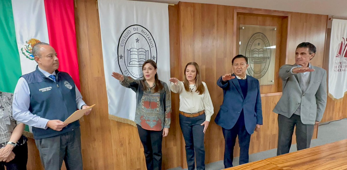 El Consejo Directivo del Colegio de Notarios del Estado de México se fortalece con la incorporación de nuevas voces comprometidas con la ética, la modernización y la pluralidad institucional.

Damos la bienvenida a:
🔹 Jaime Vázquez Castillo – Vicepresidencia Valle de México
🔹
