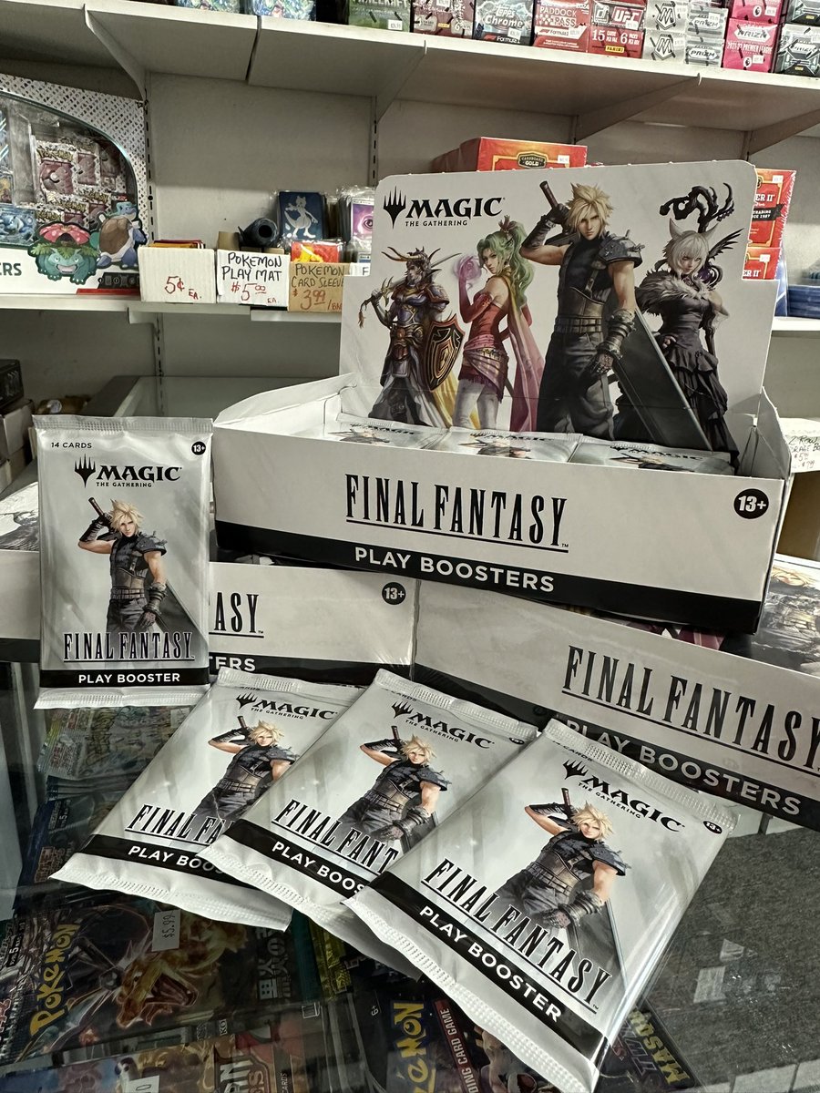 Baseball Cards Plus (@surfcitycards) on Twitter photo New MTG Release Now Available <a href="/surfcitycards/">Baseball Cards Plus</a> Magic the Gathering FINAL FANTASY Booster Box and Packs New MTG Release Now Available <a href="/surfcitycards/">Baseball Cards Plus</a> Magic the Gathering FINAL FANTASY Booster Box and Packs