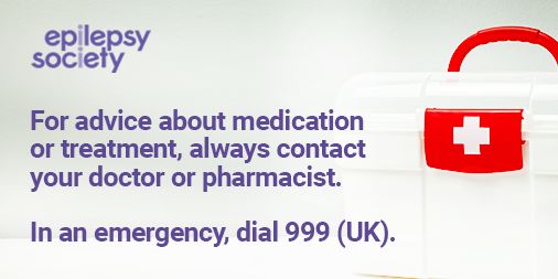 epilepsysociety's tweet image. On our social media platforms, we can provide information about epilepsy to help support your decisions and choices 💜
For advice about your medication or treatment, always get in contact with your doctor or pharmacist, or contact the emergency services if appropriate.