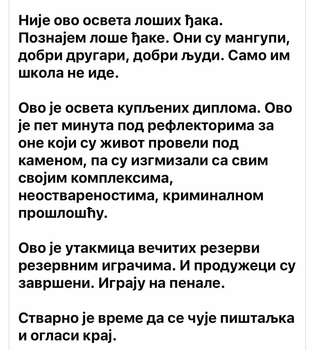 DucaVisko's tweet image. Napisala Ljubinka Boba Nedić i pravo u centar 🎯🎯🎯