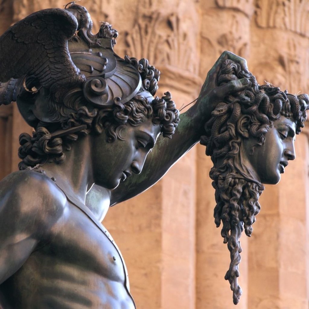 _ArtMuseum's tweet image. Detail : Perseus with the Head of Medusa, by Benvenuto Cellini (1500-1571)