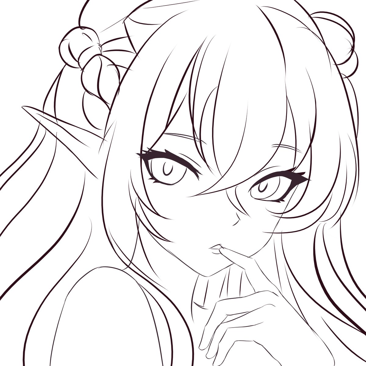 afknami's tweet image. I kinda liked this pose for a YCH I’m planning… 👀
What do you think? Would you join if I raffled it? 🥹💗
(Male version coming soon too!)
#ych #artmoots