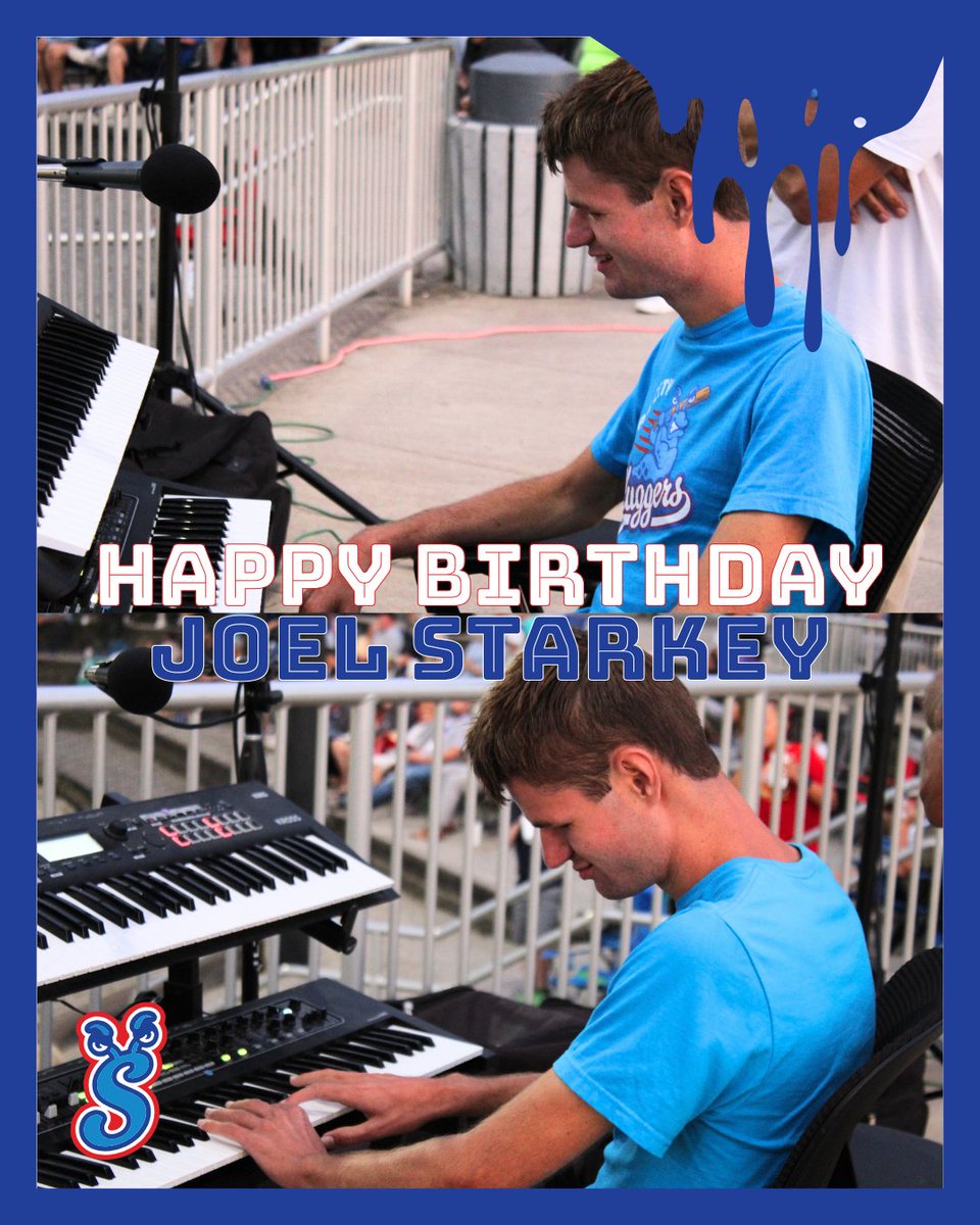 It's a very special day today in Sluggers Nation...our very own Joel Starkey's birthday! You'll find Joel at every home game filling the park with his amazing tunes 🎶 

Come and celebrate him tonight at home as the Sluggers take on the Xenia Scouts ⚾️ Happy Birthday, Joel!
